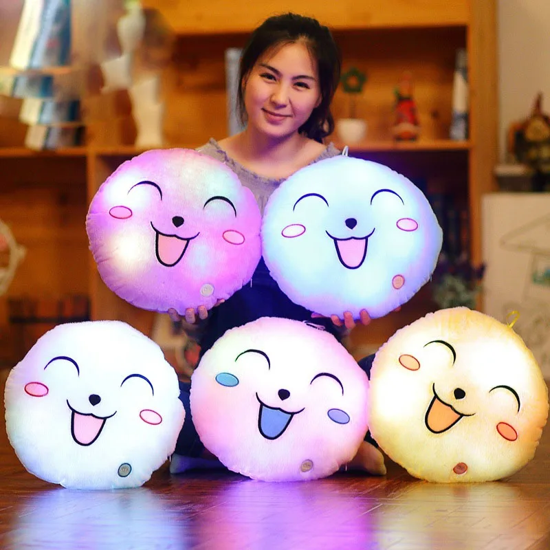 LED Emoji Pillow Sweet Smiling Face Cushion Round Pillowcase Throw Decorative Stuffed Plush Toy Birthday Gift
LED Emoji Pillow Sweet Smiling Face Cushion Round Pillowcase Throw Decorative Stuffed Plush Toy Birthday Gift