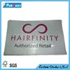 Adhesive offset printing labels for beauty hair products