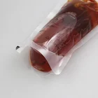 50ml 100ml 500ml special shape plastic packaging bag for juice soft drink and fruit juice stand up spout pouch