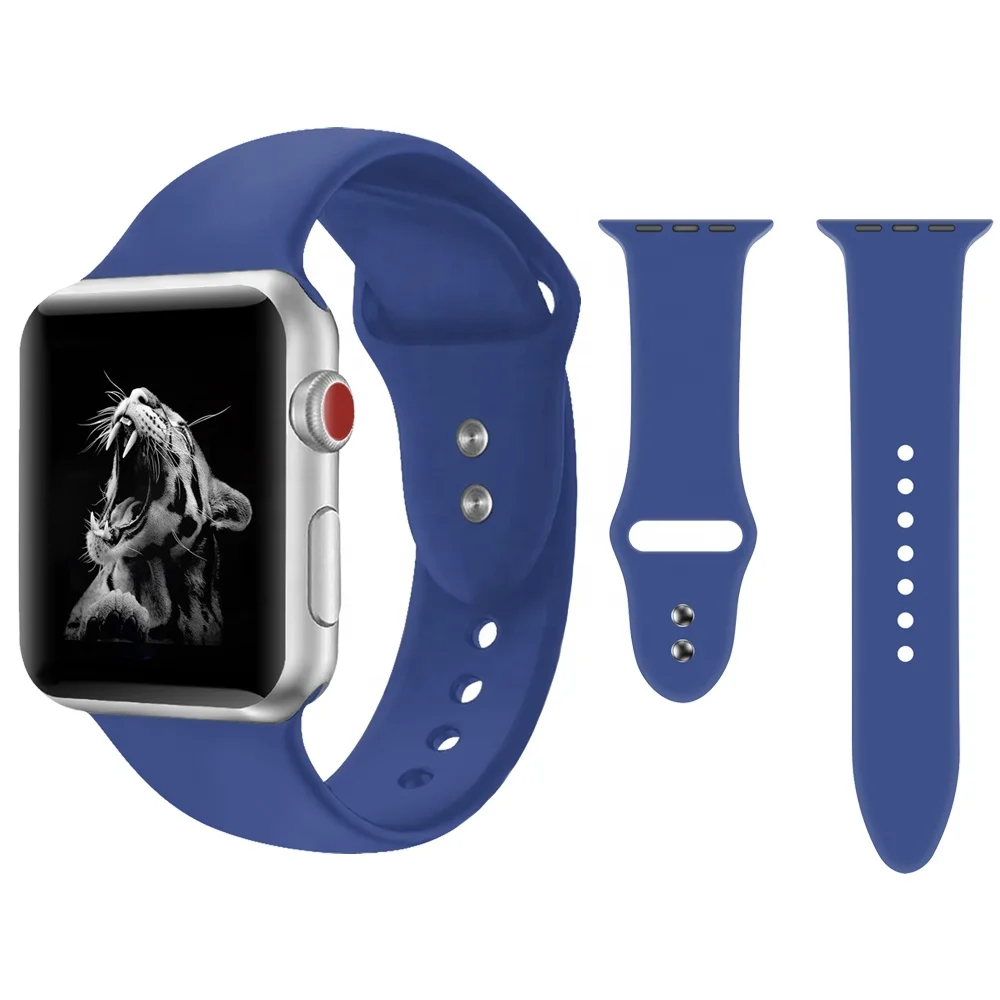 For Apple Watch Band 38MM 42MM 40MM 44MM, Replacement Silicone Rubber Watch Band Strap for Iwatch Sport Watch Band, Optional
For Apple Watch Band 38MM 42MM 40MM 44MM, Replacement Silicone Rubber Watch Band Strap for Iwatch Sport Watch Band, Optional