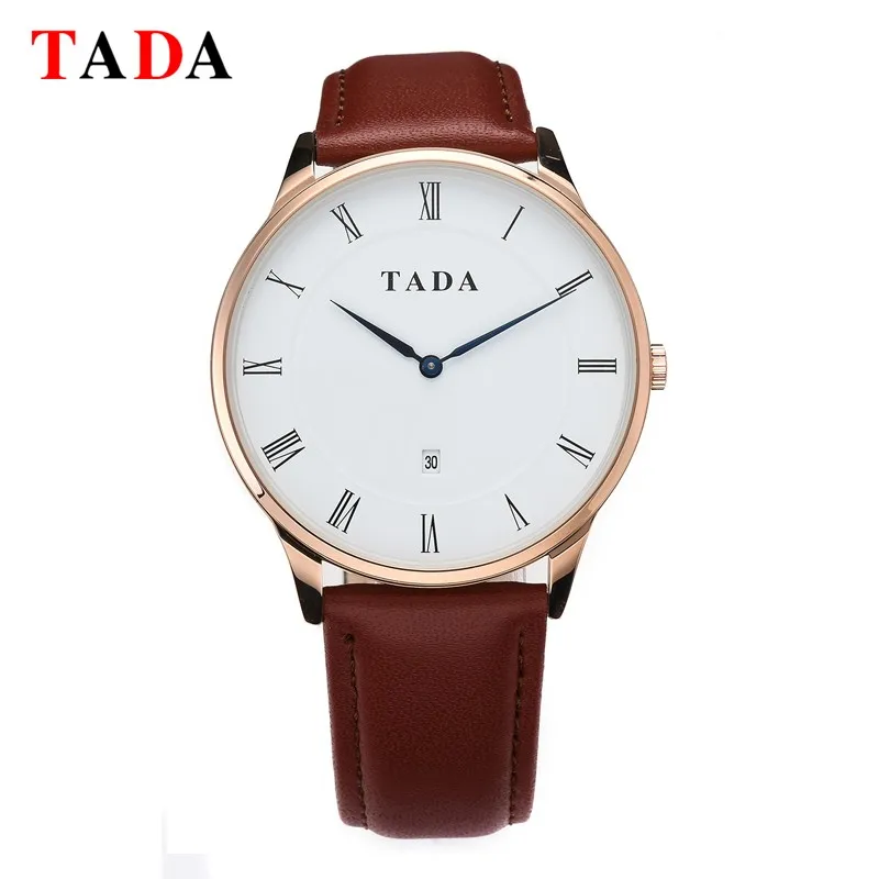 TADA Super thin women watch Waterproof Genuine Leather Fashion Casual Quartz Wristwatch women Business Watches Male Sport Clock
TADA Super thin women watch Waterproof Genuine Leather Fashion Casual Quartz Wristwatch women Business Watches Male Sport Clock