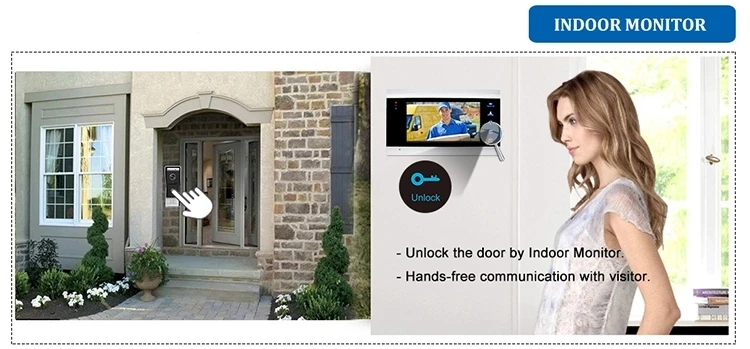 Bcom Popular Cheap Villa WiFi intercom door phone interphone with IP65 waterproof and Transfercall