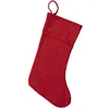 affordable Custom personalized name red white monogrammed christmas stocking for kids,christmas gift with wholesale price