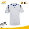 polyester mesh high quality flocking logo soccer jersey