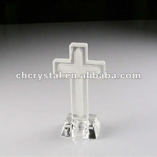 crystal glass christian gifts cross,religious glass gifts