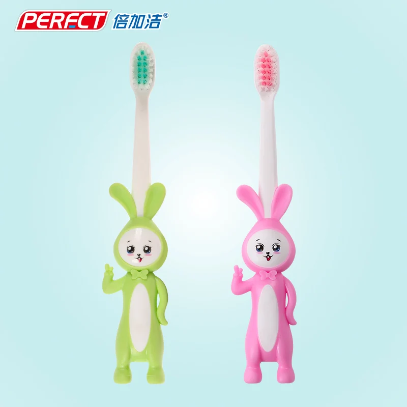 PERFCT Rabbit Shaping Kids Children Toothbrush With Logo Tooth Brush With Toy Set, Customized color
PERFCT Rabbit Shaping Kids Children Toothbrush With Logo Tooth Brush With Toy Set, Customized color