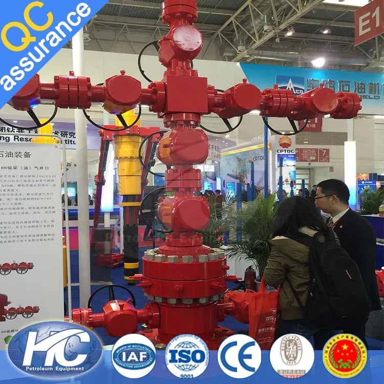 Oil Gas Field Drilling Equipment Oil Rig Christmas Tree / Xmas Tree