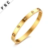 Wholesale China Imitation Diamond Jewelry Latest Designs Bracelet Gold Bangles
