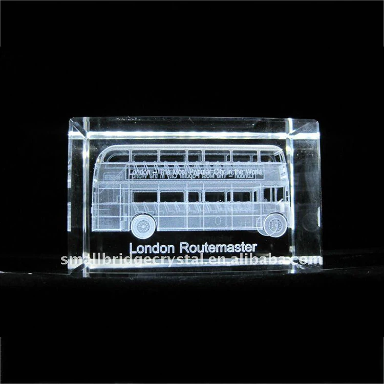 product 3d laser london routemaster crystal cube-21