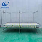 greenhouse kits rolling bench Growing Tables for Commercial plants