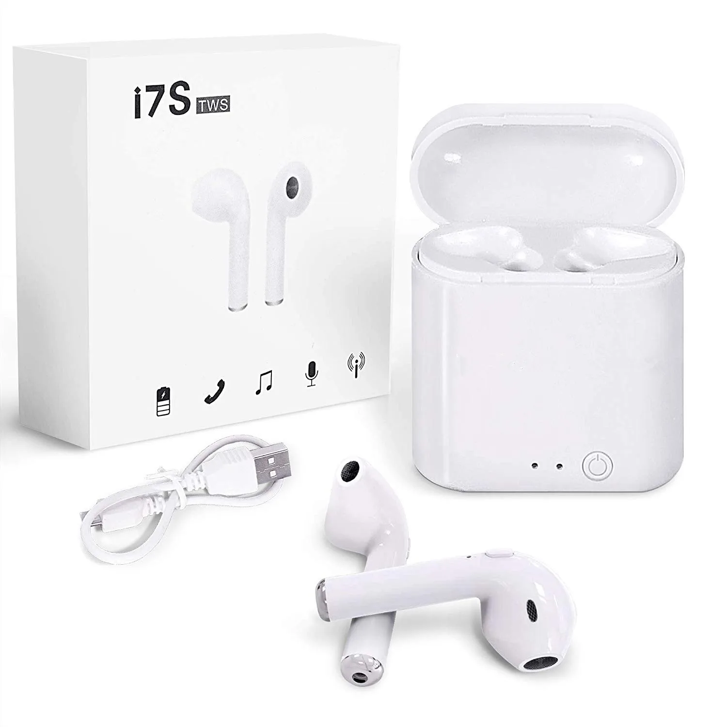 Germany France UK Popular Factory Discount Mini Wireless Earphone i7s i9 i11 i12 TWS 5.0 Headset Stereo Microphone Dual Talking - ANKUX.COM