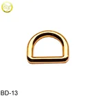Custom metal bag buckle d ring parts/handbag adjustable buckle