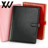 Professional executive custom printing logo PU leather manager business pocket A4 file folder with calculator