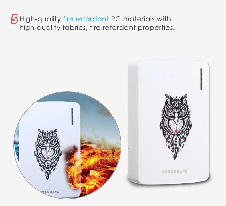 Portable 7800mAh owl Power Bank, 2016 New Arrival Gifts