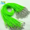 Wax necklace cord with metal hook JS030