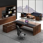 High Quality Luxury Commercial Furniture Office Standing Table Unique Executive Wooden Office Desk
