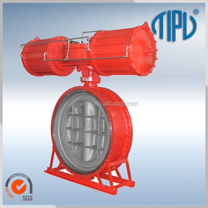 GOST Pneumatic Actuated Butterfly Valve