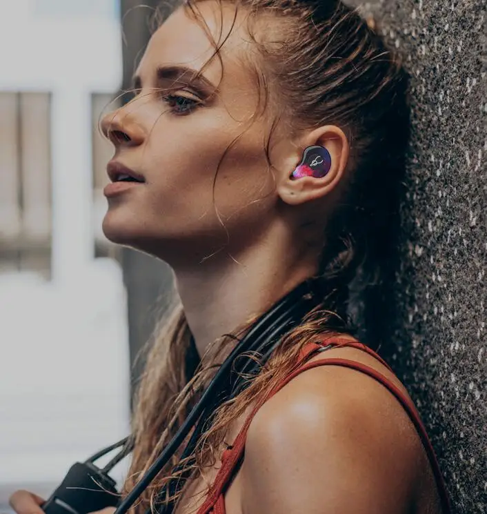 New Sabbat E12 Stereo TWS Bluetooth Earbuds Wireless Headsets Headphone Support Wireless Charging - ANKUX.COM