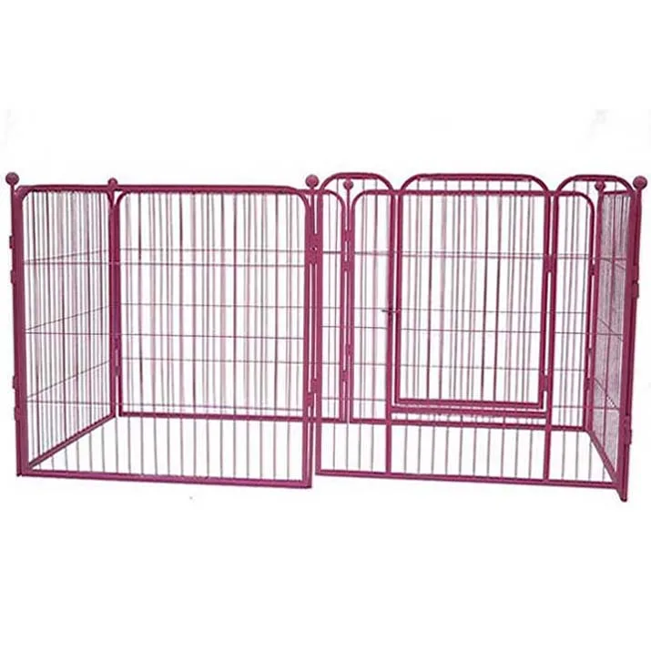 Hot selling folding steel tube dog pen electric hot wire dog fence MHD010