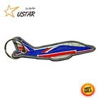 Cheap Promotion Embroidery Custom Fabric Woven Textile Logo Keychain,Embroidery Lanyard Keychain In China