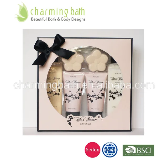 good quality bath and body works product bath gift set in paper
