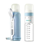 USB Car and home use multi-function constant temperature milk bottle warmer with smart bottle