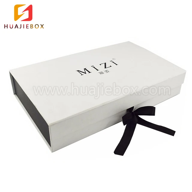 luxury cheap gift packaging paper magnetic folding apparel box