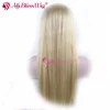 Wigs Buy From Alibaba China France Brazilian Golden Silky Gtraight Blonde Virgin Hair Lace Front Wigs with Baby Hair