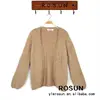 Brown No Button Cardigan Women Winter Sweater 2012