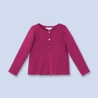 Wholesales Kids Girls Sweater Coat Thick Wool Long Sleeve Knitted Cardigan