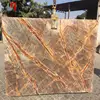 Lower Price 24"*24" Rain Forest Green Marble Slab New Black Tile For Indoor Decoration