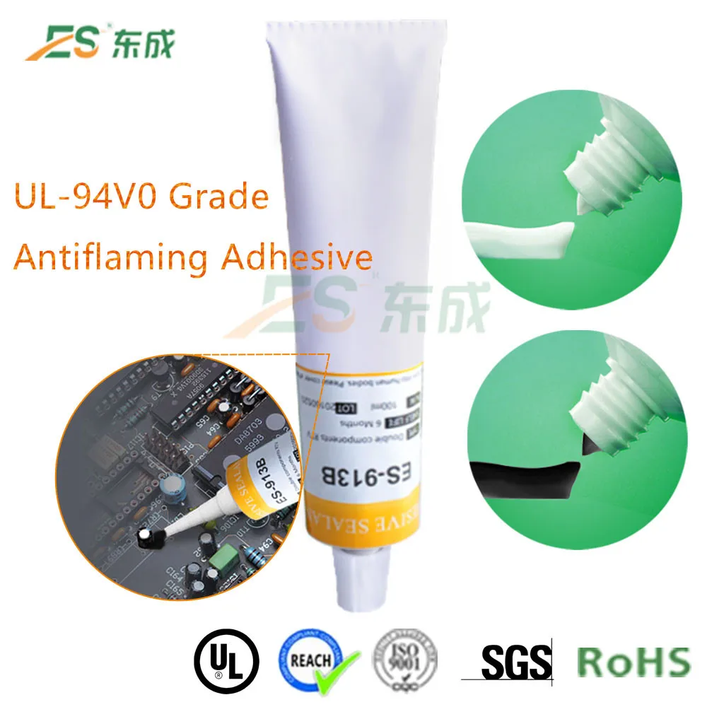 Electronics Usage Fireproof Silicone Adhesive Antiflaming Silicone Glue