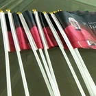 Customs your own 2018 world cup fans hand flag football club 14*21 small light held hand falg