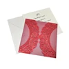 Custom popular design laser cut wedding Invitation card
