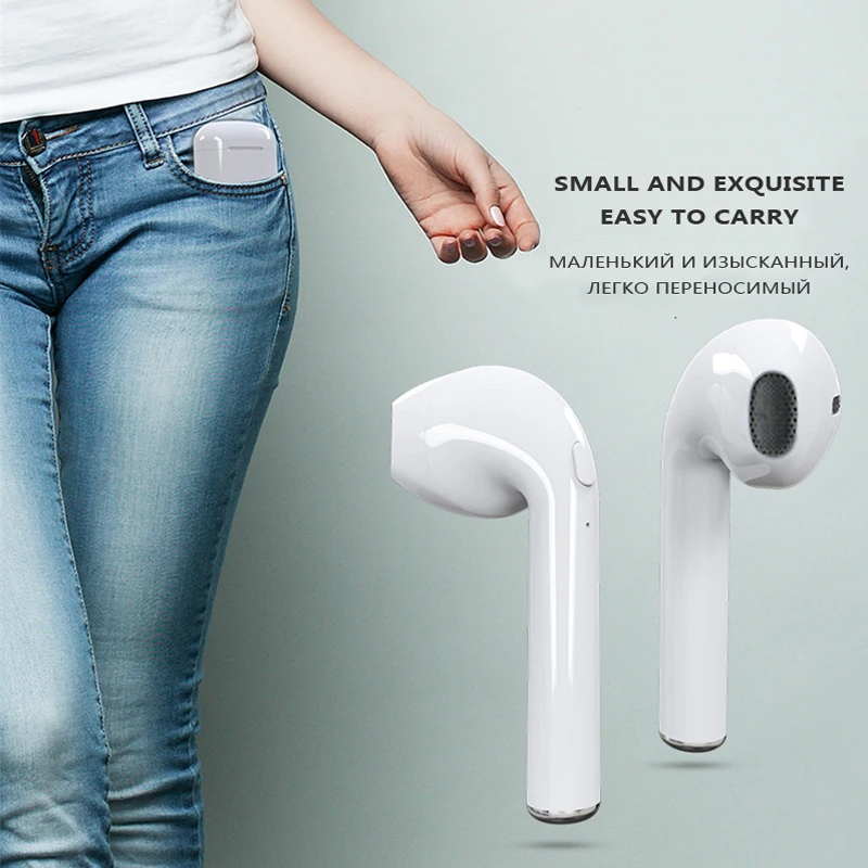 Promotional Sport Mini i7s TWS Headsets True Wireless Stereo Earbuds Twins BT Earphones for iPhone Android - ANKUX.COM