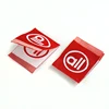 Low MOQ wholesale custom unique logo woven label for garment