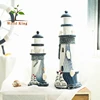 Mediterranean Style Creative Do The Old Home Craft Furnishing Articles Arts And Crafts Wooden Lighthouse Decor