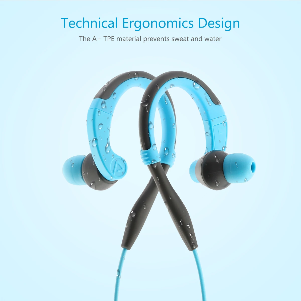 Pisen Ear-hook Sports Earphones Noise Cancelling R100 - ANKUX.COM