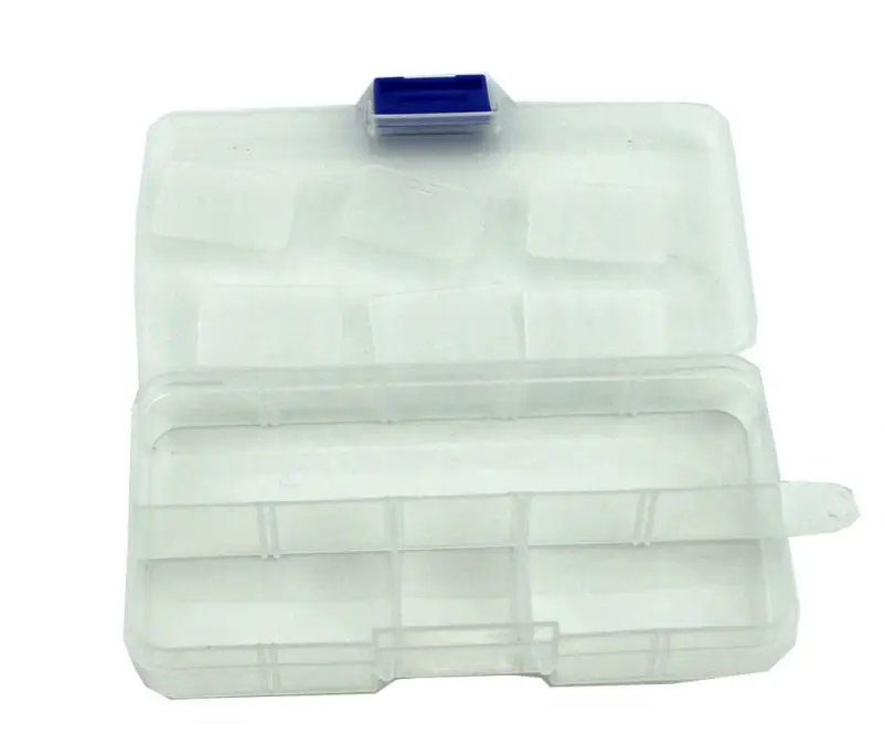 PP plastic box 10 adjustable sub-cases transparent DIY cases storage box for fishing lure, White
PP plastic box 10 adjustable sub-cases transparent DIY cases storage box for fishing lure, White