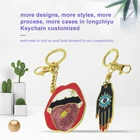 Longzhiyu 12years Manufacturer Personalized custom fashionable lipstick holder key chain