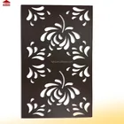 flower cutting room screen/ aluminum folding room screen/ laser cut room screen divider indoors