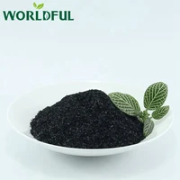 Sodium Humate Shiny Flake Water Solubility