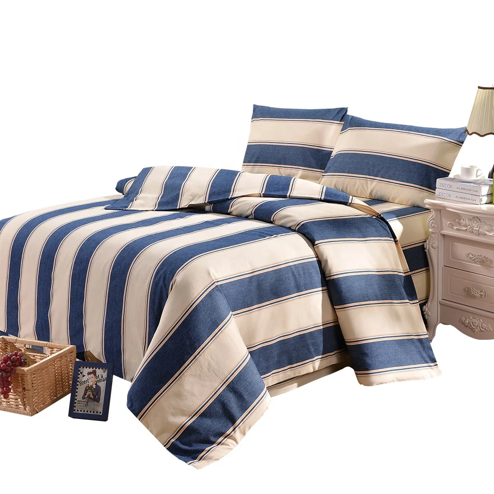 King Size Cotton 4pcs Comforter Sets Bedsheet Home Textile Bedding