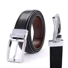 Custom Business Double Side Pu Mens Reversible Pin Buckle Belt