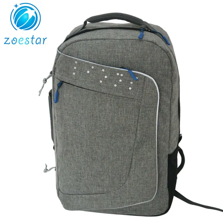 Full -functional Carry-on Laptop Backpack with Bottle Holder Hidden Pocket Reflective Straps