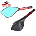 CNC Aluminum 8/10mm Motorcycle RearView Mirrors For Universal Accessories