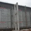 Construction tubular ringlock scaffolding system for bridge construction