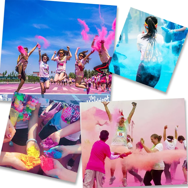 Source Eco-friendly color run color loose powder for fun party on  m.