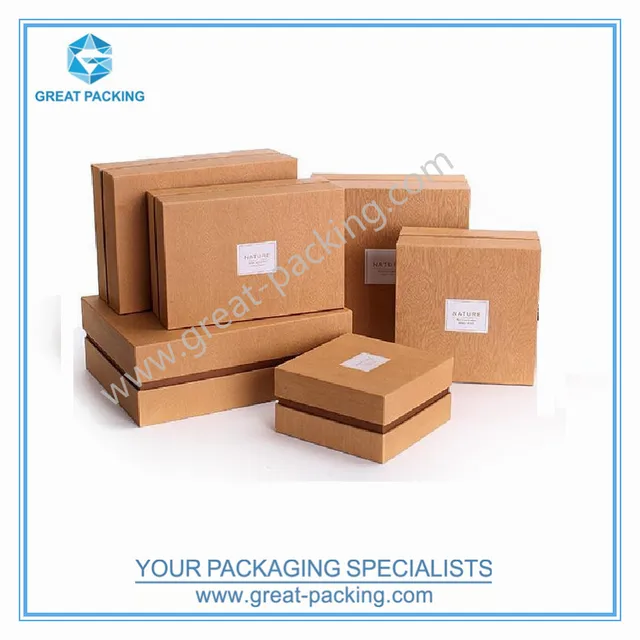 cosmetic gift set packaging box empty cosmetic wooden cream box