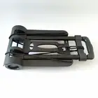 China supplier new foldable two wheels plastic luggage cart